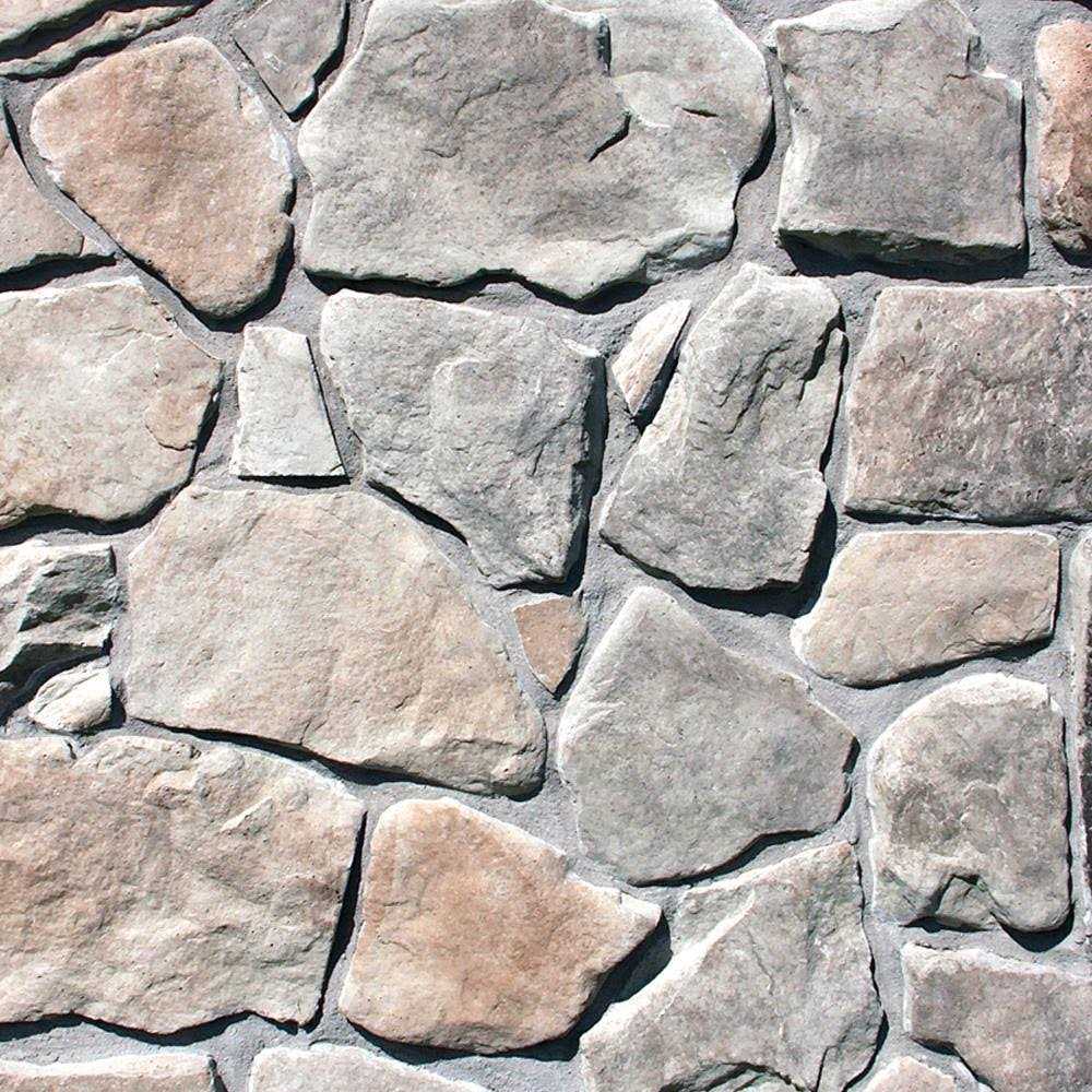 M-Rock Traditional 1.5 in. to 4 in. x 5 in. to 9 Field Stone Concrete Stone Veneer