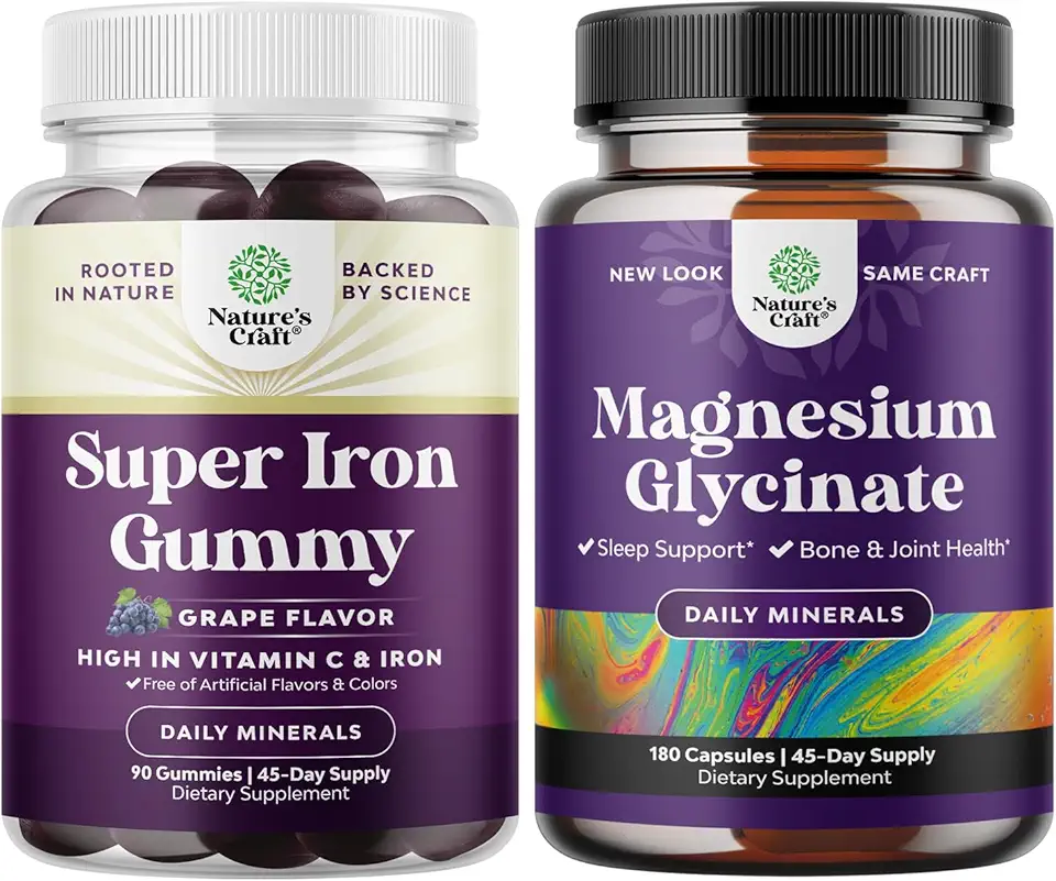 Bundle of Delicious Iron Gummies for Women and Men
