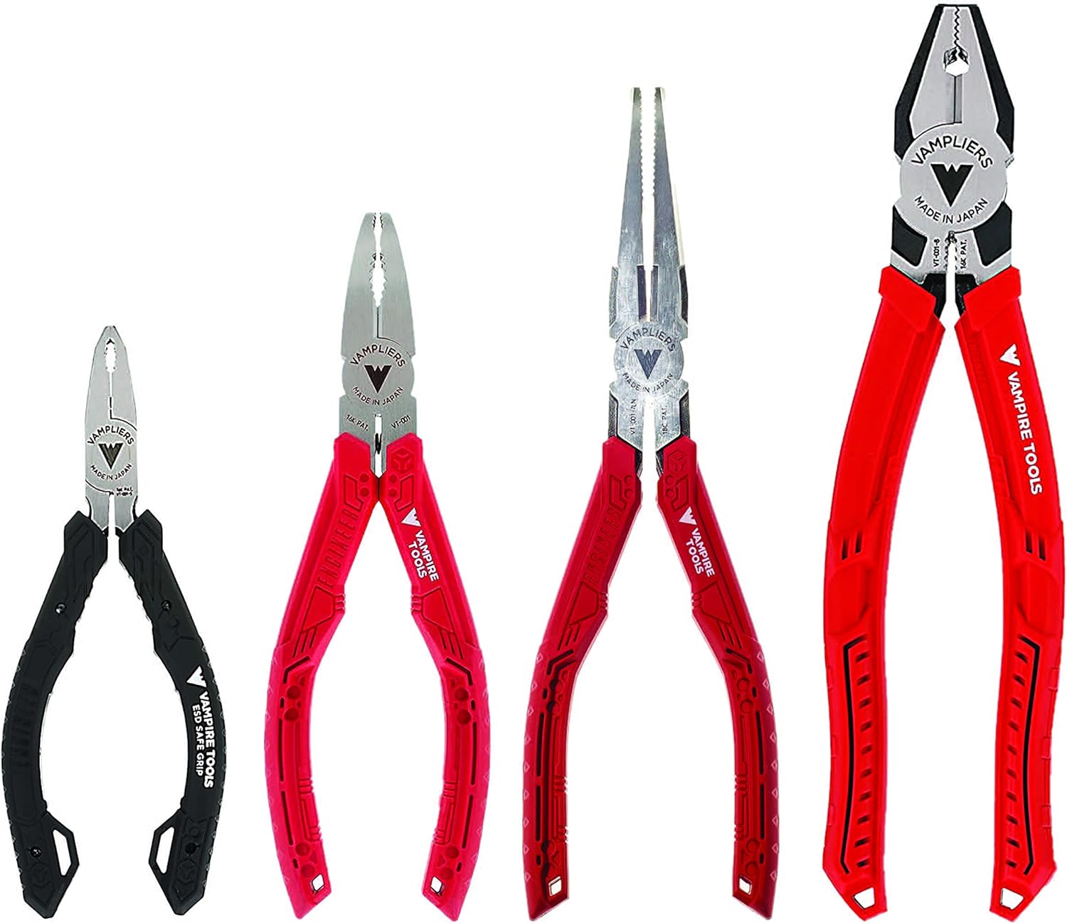 VAMPLIERS 4-PC Screw Extraction Pliers to Remove Damage/Rusted/Specialty Screw Nuts and Bolts