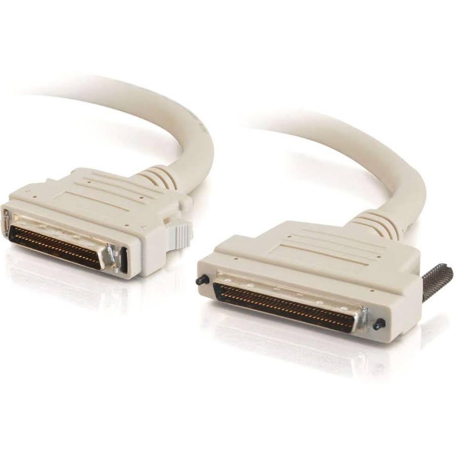 C2G 3ft SCSI-3 MD68M (Thumbscrew) to SCSI-2 MD50M Cable