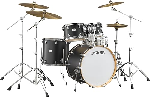 Yamaha Tour Custom Maple 4pc Standard Shell Pack, Chocolate Satin