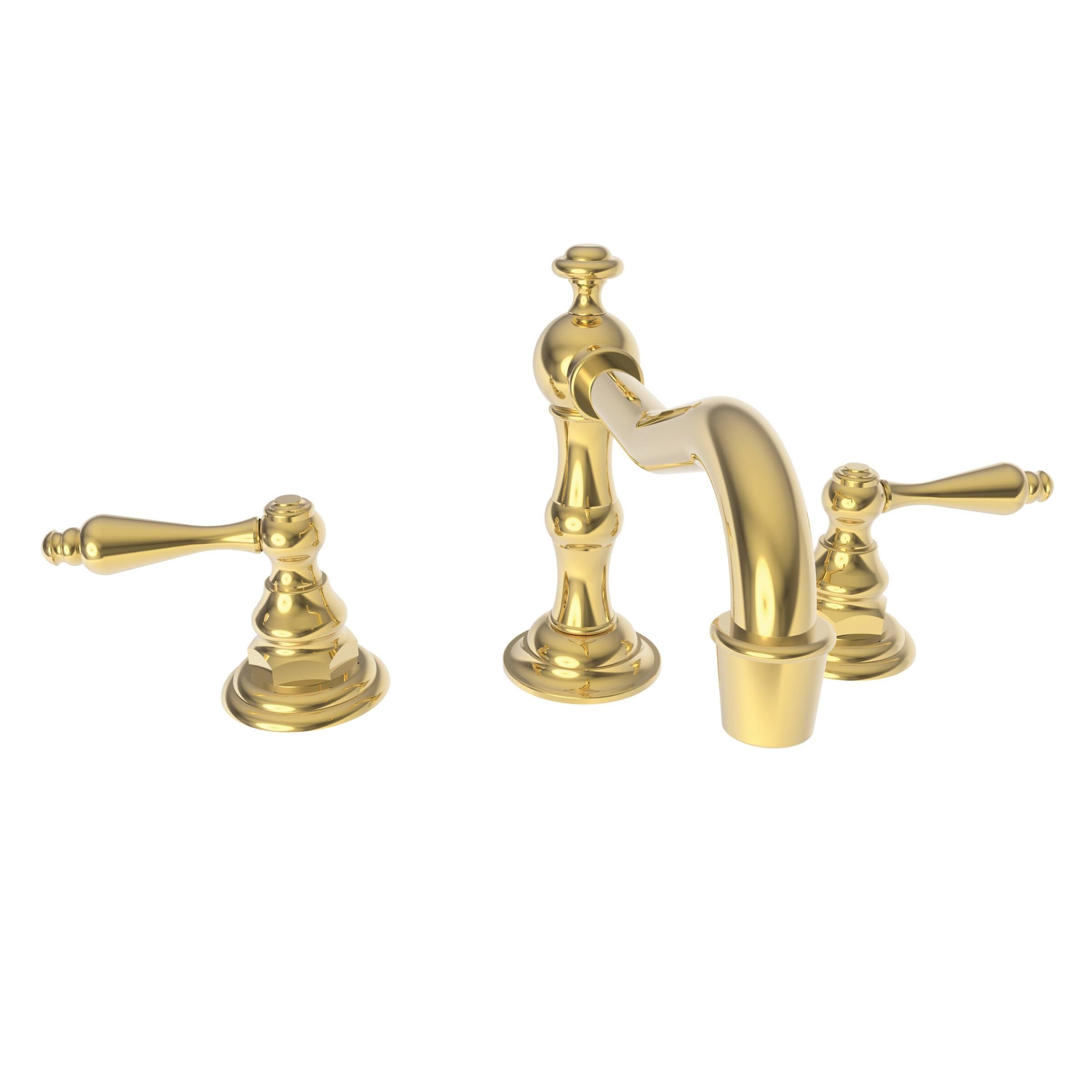 Newport Brass 930L/01 Chesterfield Widespread Lavatory Faucet Forever Brass