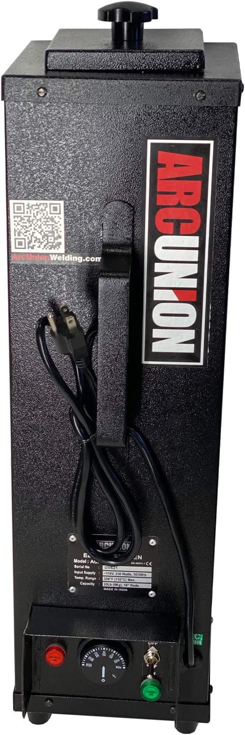 Arc Union High-Quality Lightweight Temperature Controlled 20 lb Dry Stick Welding Electrode Oven