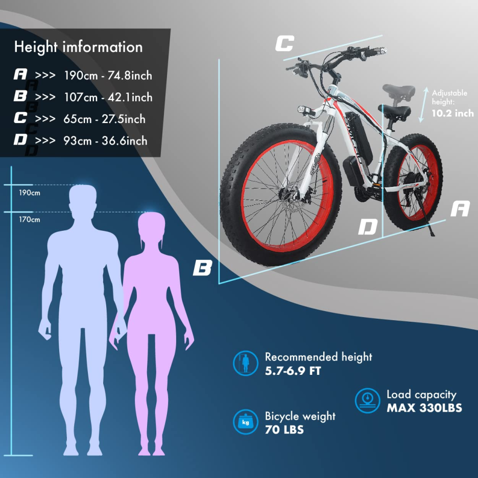 [Sports & Outdoors] Land Cruiser &ndash; 26-inch electric bicycle