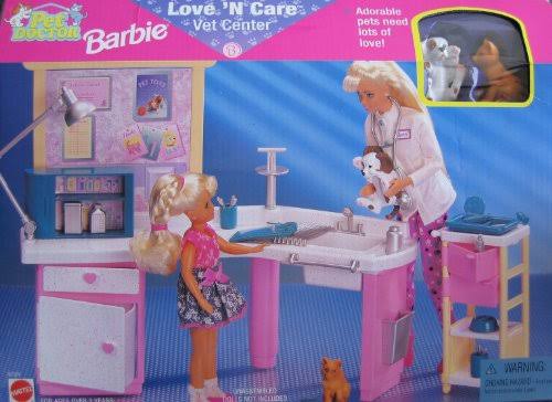 Pet Doctor Barbie Love n Care Vet Center Playset
