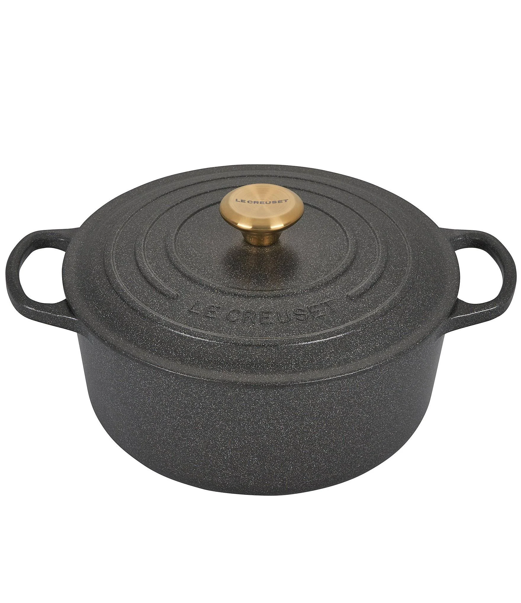 Le Creuset Signature 5.5-Quart Cast Iron Round Dutch Oven - Stone