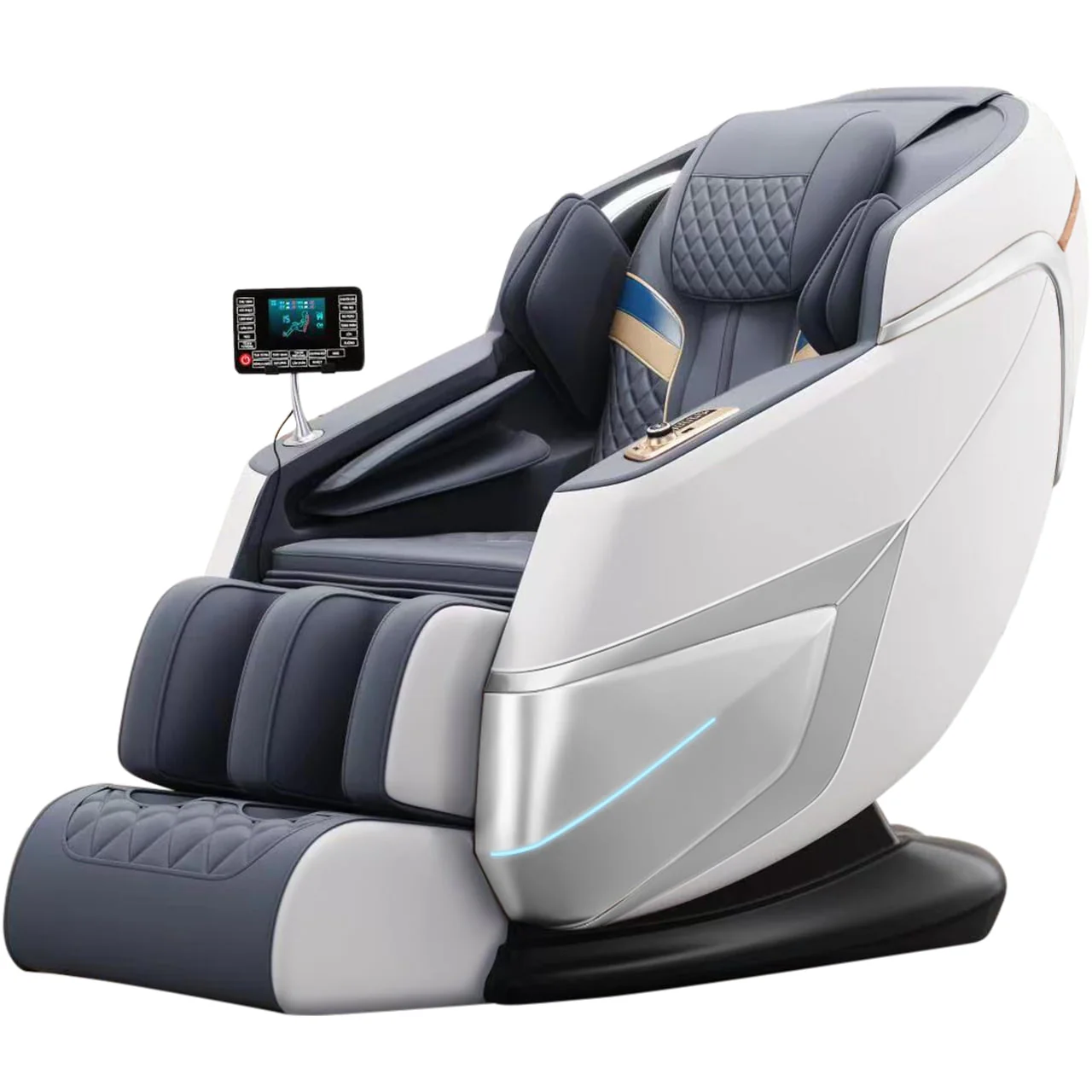 UPGO 2024 4D Massage Chair with Voice Control, 57 SL Track, Quick Access Button