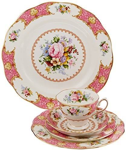 Royal Albert 15135002 Lady Carlyle 5-Piece Place Setting, Service for 1