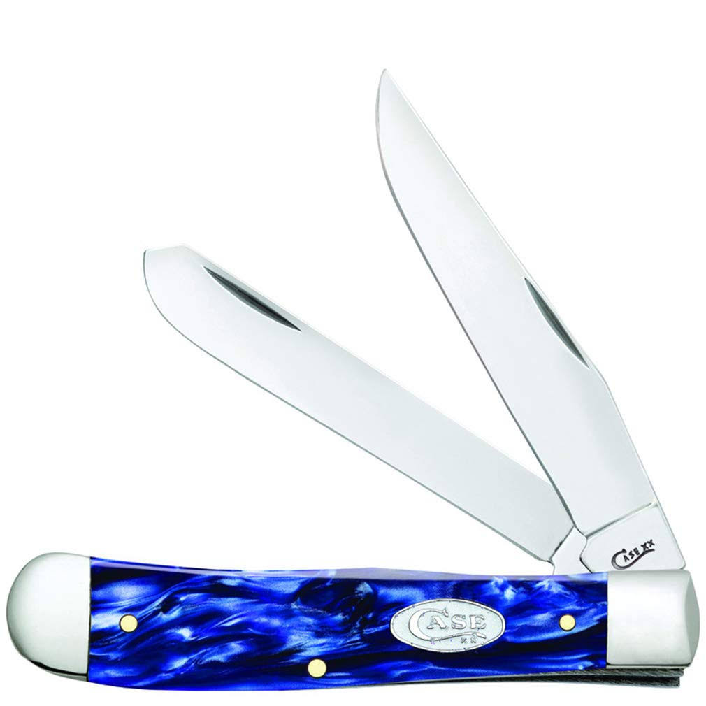 Case Blue Pearl Kirinite Trapper - CA23431