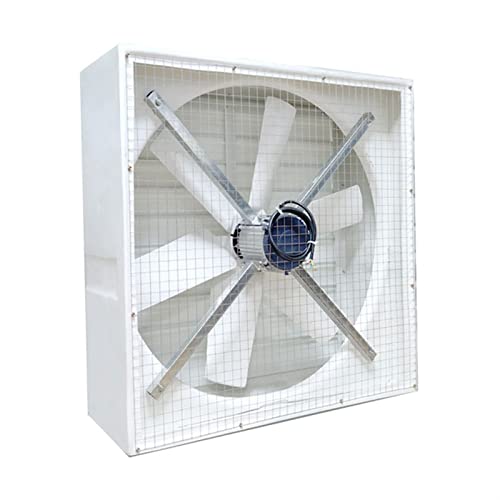 HASMI Exhaust Fan Shutter Exhaust Fan Wall Mounted, FRP High Speed Extractor Fan, Automatic Shutter, Ventilation Fan for Garage,Greenhouse,Attic,Shed