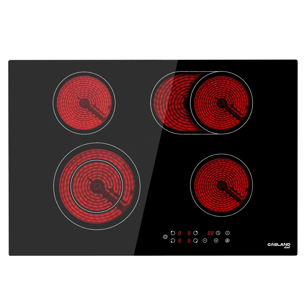 Gasland Chef 30" Built-in Electric Cooktop, 4 Burners Ceramic Glass Electric Cooktop