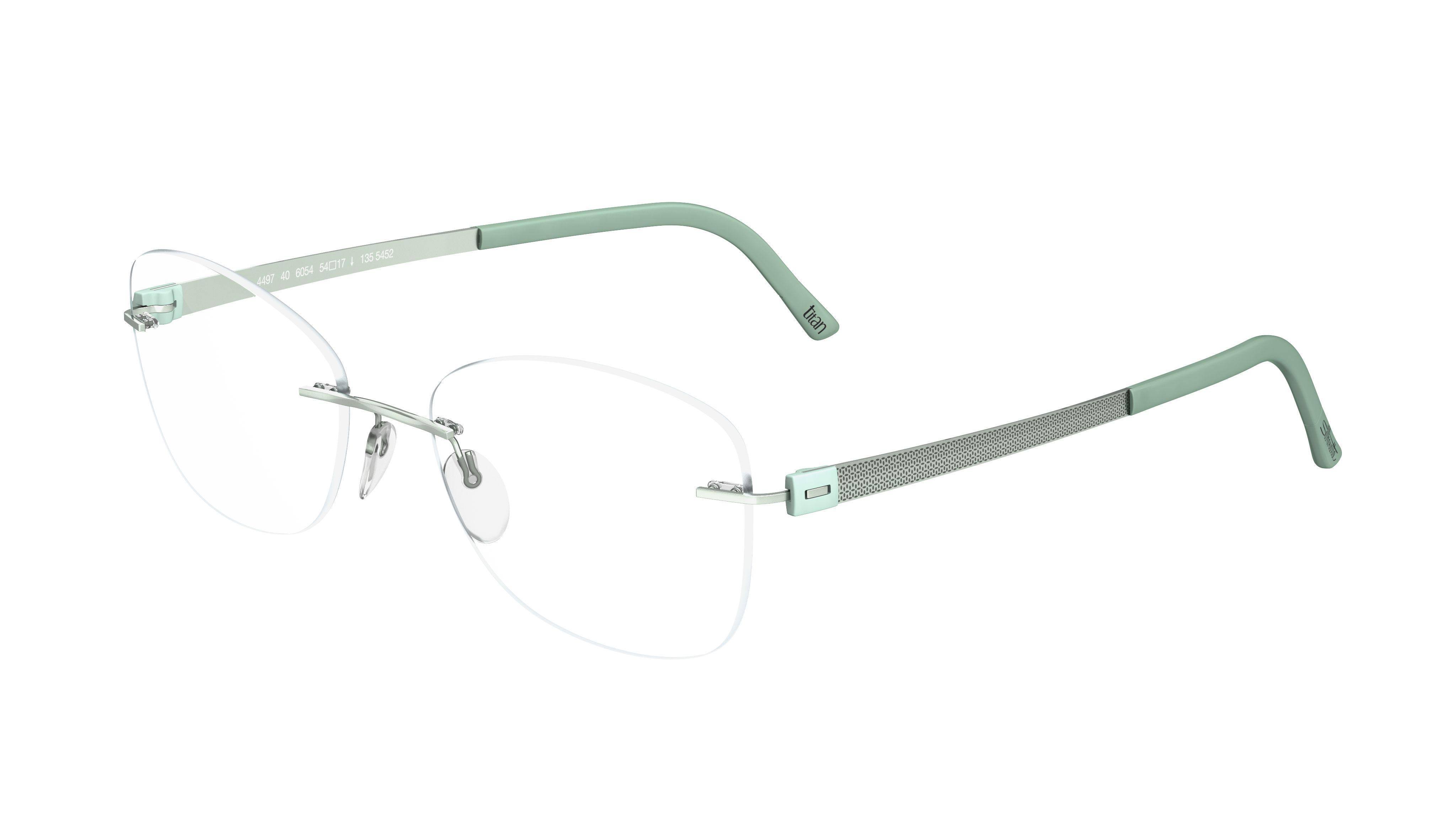 Silhouette Eyeglasses Titan Accent Chassis 5452 Rimless Optical Frame