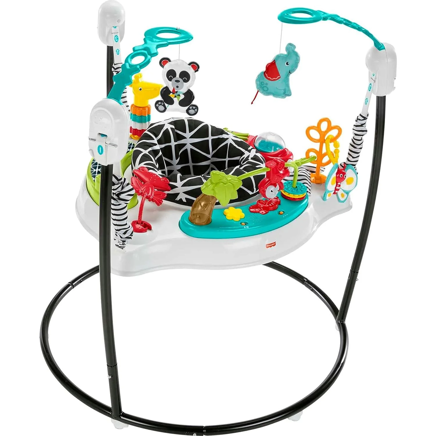 Fisher-Price Baby Bouncer Animal Wonders Jumperoo Activity Center with Music and Lights