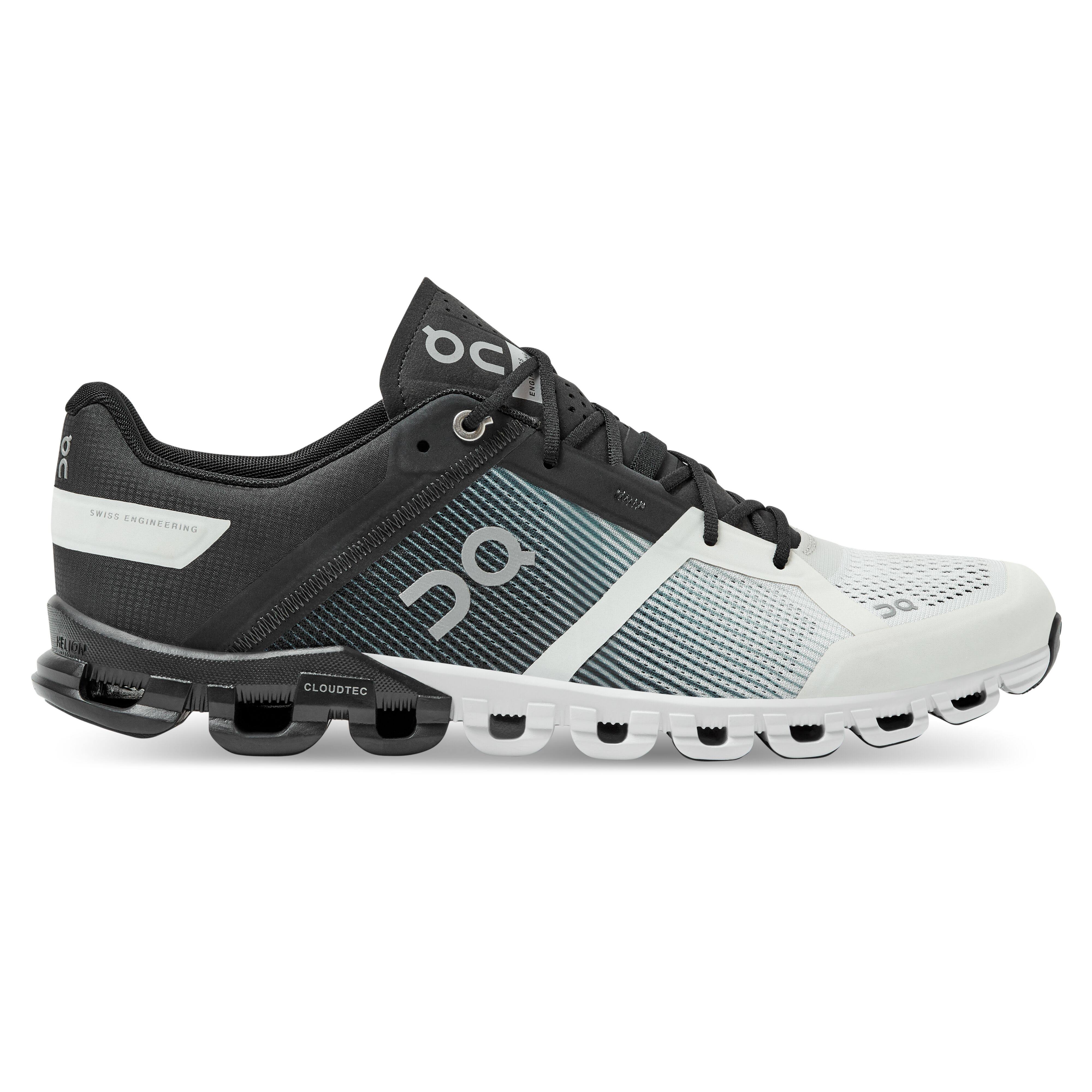 on Running Men&s Cloudflow - 9 / Black/White