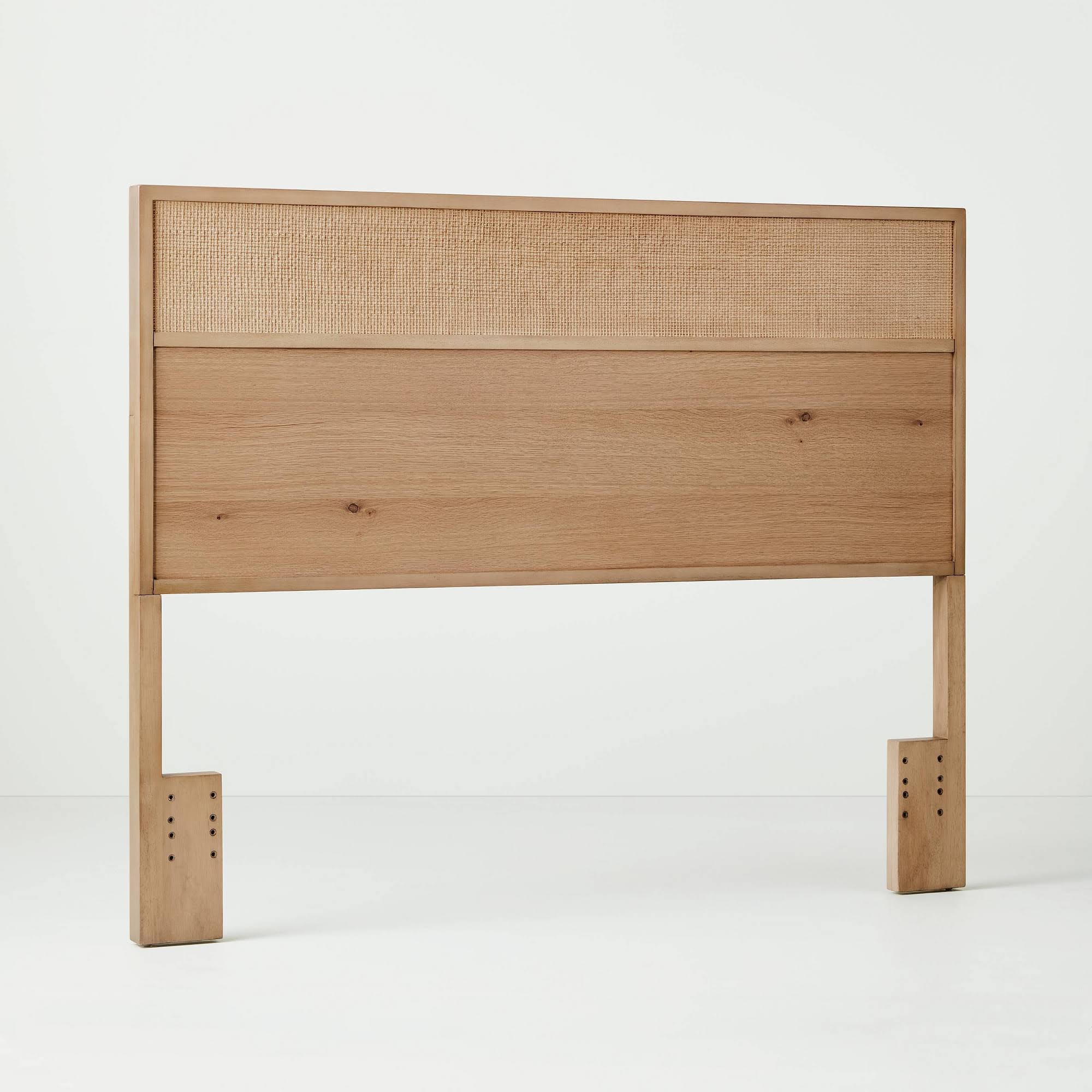 King Wood u0026 Cane Transitional Headboard Natural - Hearth u0026 Hand with Magnolia