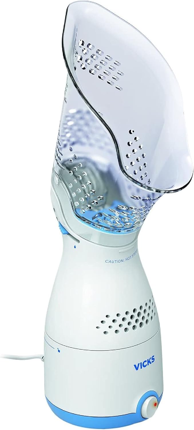 Vicks Personal Sinus&nbsp;Steam Inhaler&nbsp;with Soft Face Mask &ndash;&nbsp;Face Humidifier&nbsp