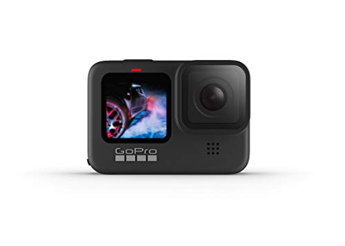 GoPro HERO9 Black - Waterproof Action Camera with Front LCD and Touch Rear Screens, 5K Ultra HD Video, 20MP Photos, 1080p Live Streaming, Webcam