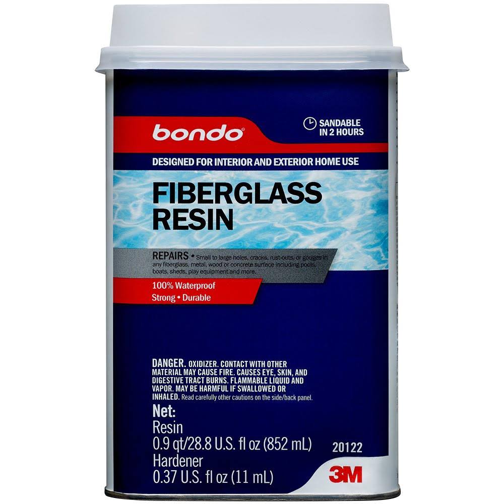 3M Bondo 1 qt. All-Purpose Fiberglass Resin (Case of 4), Brown
