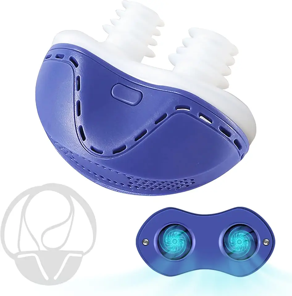Anti Snoring Devices - Snoring Solution - Mini Sleep Apnea Devices - Upgraded Variable Speed Mini Anti Snoring - Suitable for All Nose Shapes