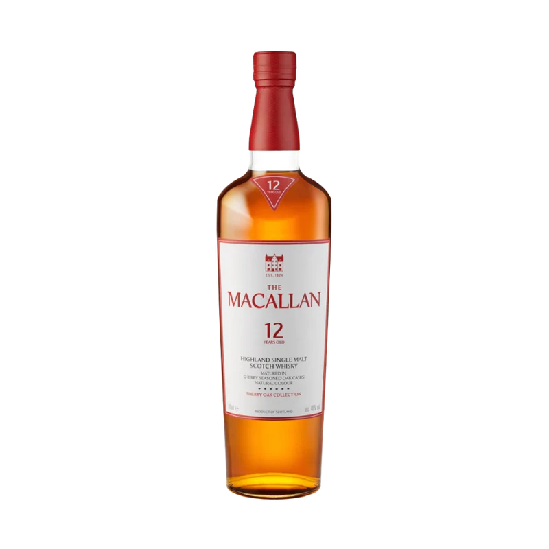 The Macallan 12 Year Old Sherry Oak Cask Highland Single Malt Scotch Whisky - Nestor Liquor