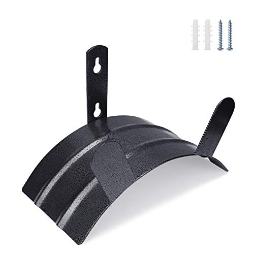 Deluxe Wall Mount Garden Hose Hanger Duty Metal Hose Holder Easily Holds 125 3/4’’ Hose