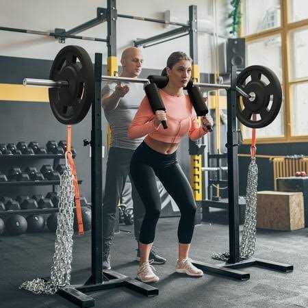 Bentism Safety Olympic Squat Bar Fitness Squat Bar Attachment 700lb Weight Lifting - Sports Supplies Online Store