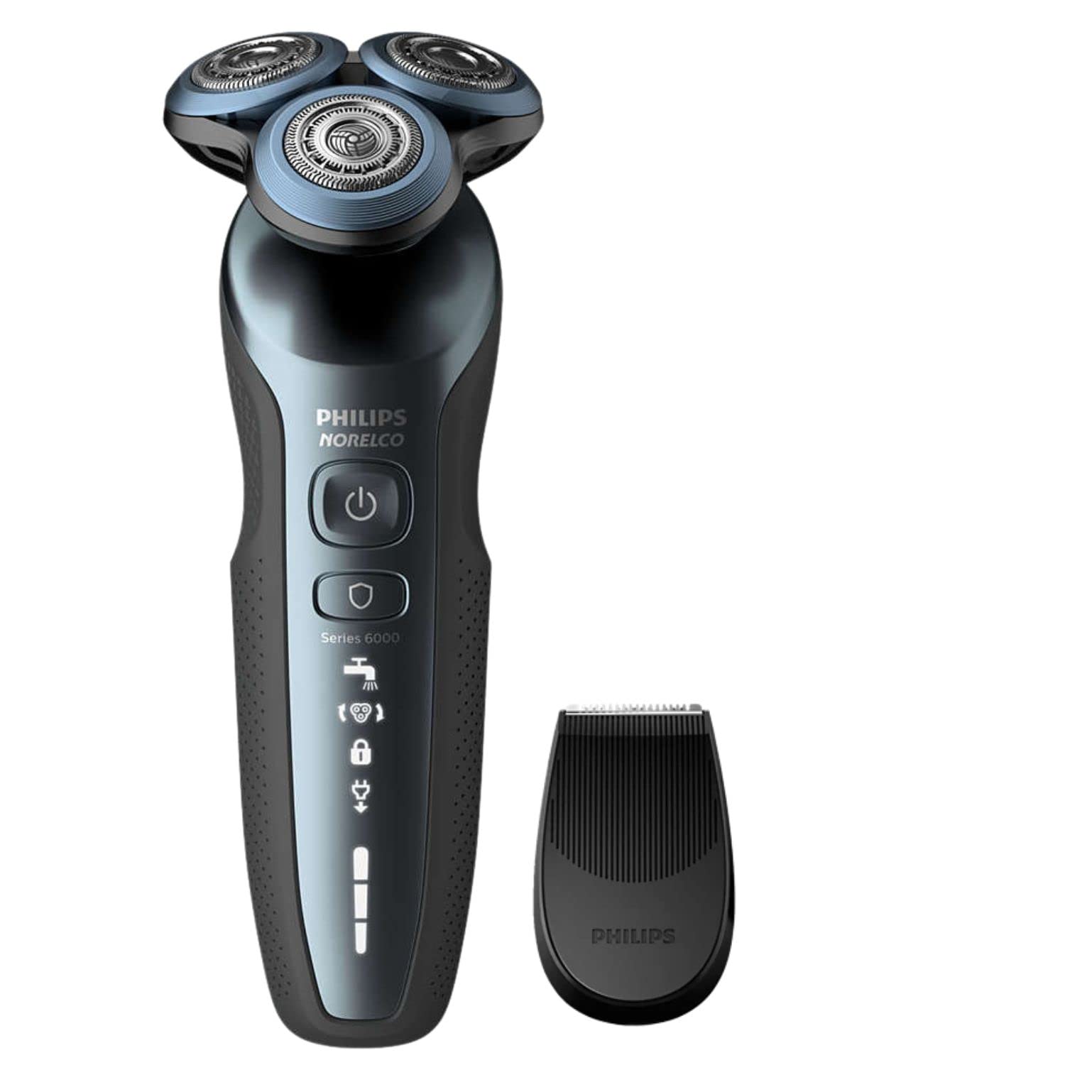 Philips Norelco 6880/81 Shaver 6800, Rechargeable Wet/Dry Electric Shaver, with Trimmer Attachment