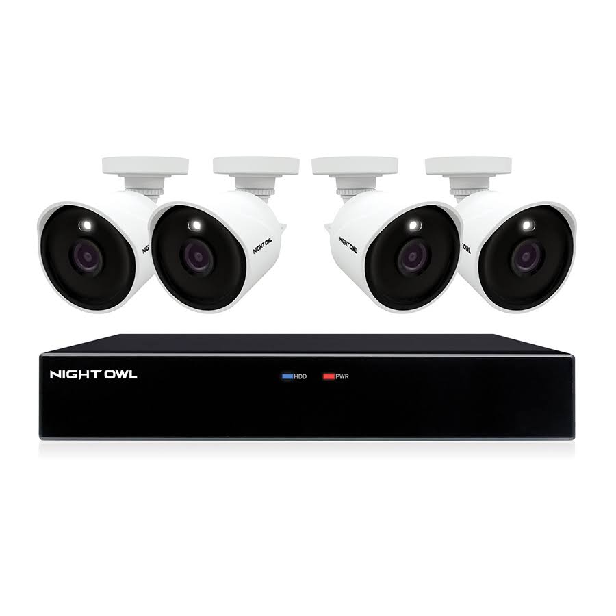 Night Owl C80XFR-82-4L 4-Camera 8-Channel 8MP 4K DVR Video Security System / BrandsMart USA
