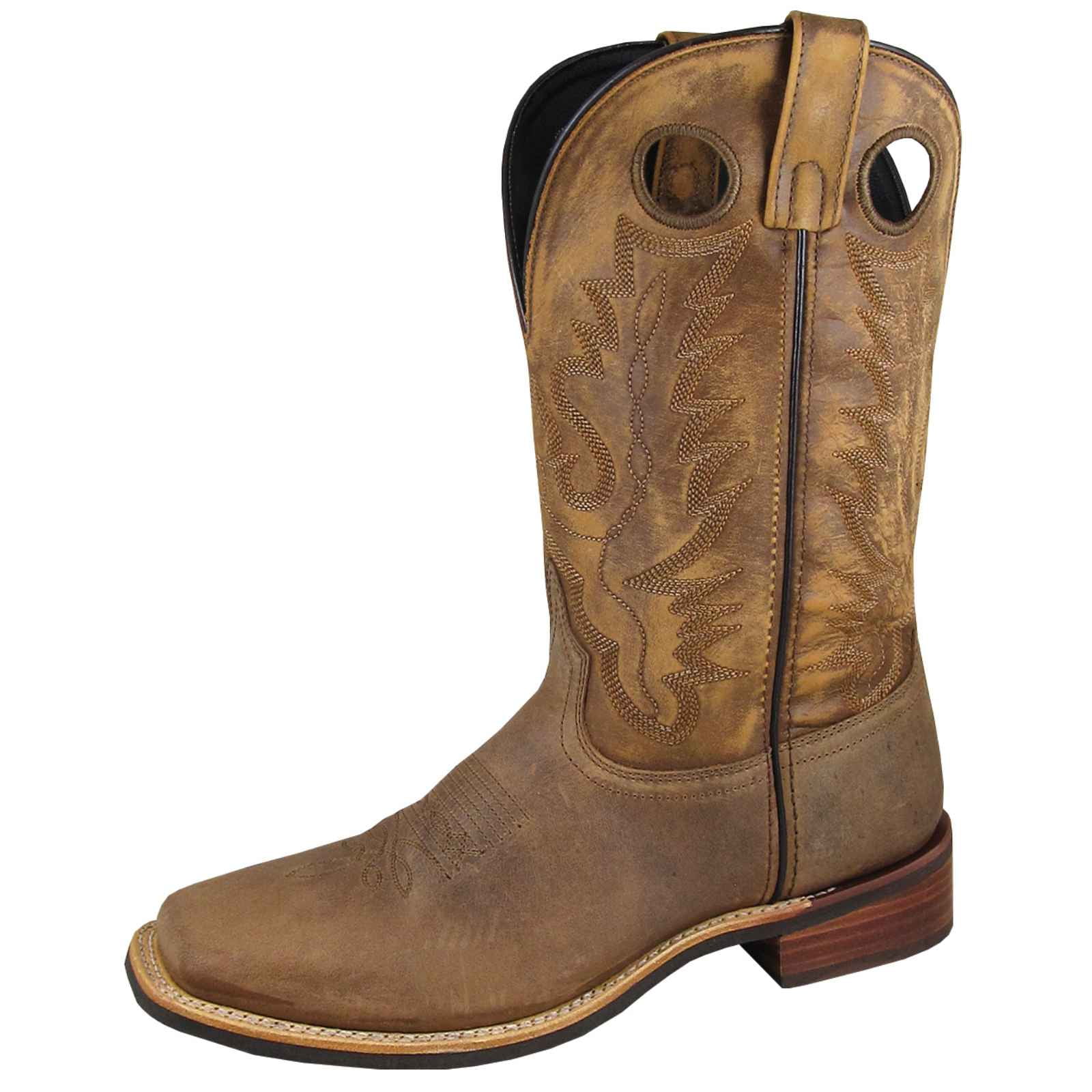 Smoky Mountain Men's 11" Timber Brown Distress Western Boots 4052