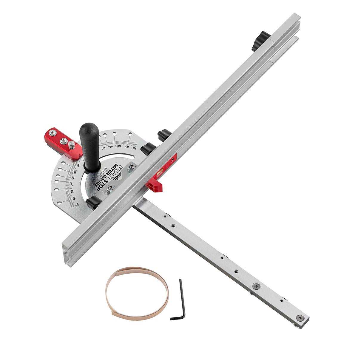 Woodpeckers SSMG StealthStop Miter Gauge w/ Fence and Stop - Shop Hardware Tools Online Store