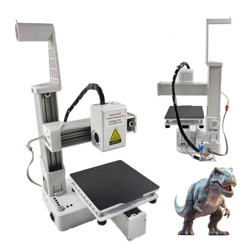 K10 Small Entry Level Portable 3D Printer - Compact FDM 3D Printer with Removable Build Plate, 100x100x100mm Build Volume