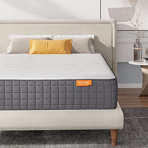 Sweetnight Full Mattress, Breeze 10 Inch Full Size Mattress, Infused Gel Memory Foam Mattresses for Cool Sleep, Supportive & Pressure Relief
