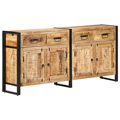 Sideboard 67.7"x13.8"x31.5" Solid Mango Wood