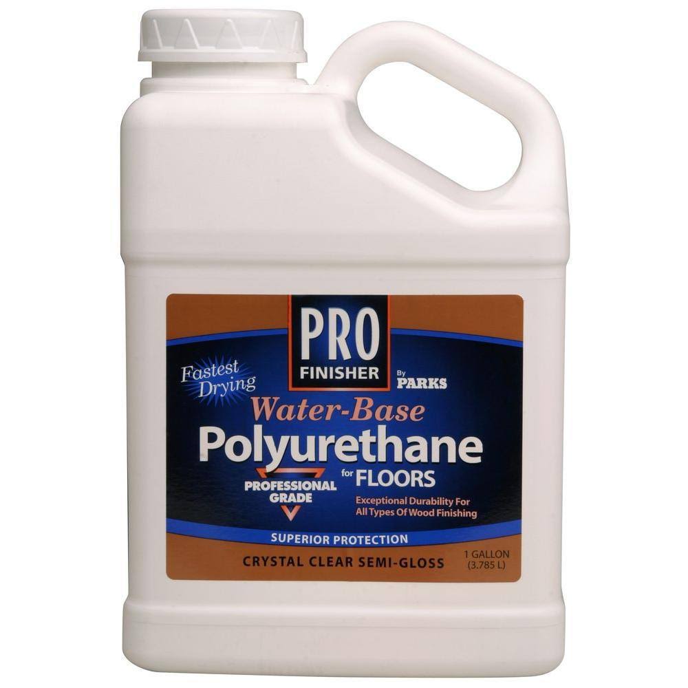 Pro Finisher 1 gal. Crystal Clear Satin Water-Based Polyurethane for Floors (4-Pack)