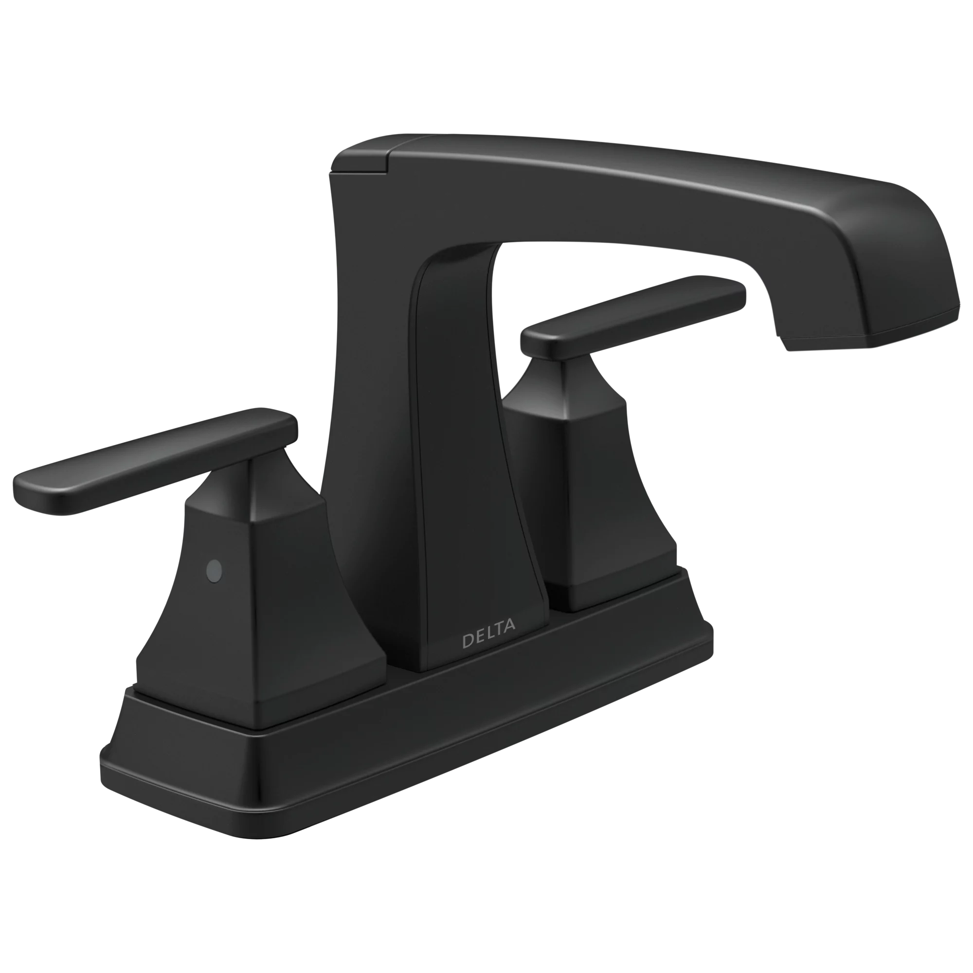 Delta Ashlyn: Two Handle Centerset Lavatory Faucet - Metal Pop-Up