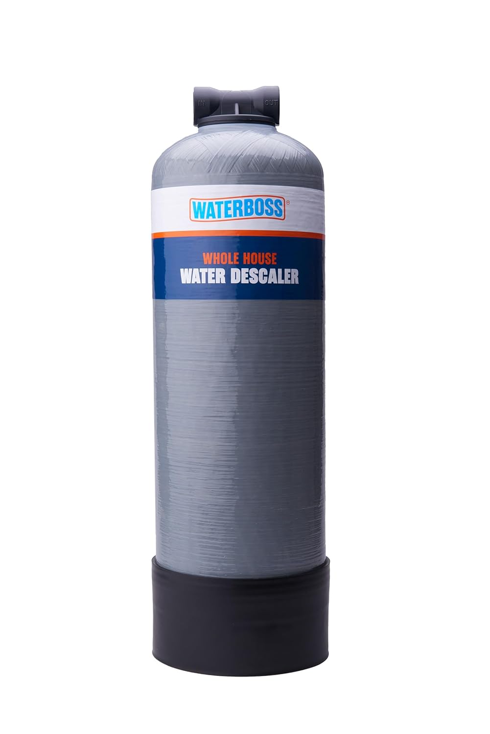 WaterBoss Whole House Salt Free Descaler System - Works with City & Well Water Filters - 6yr, 600,000 Gl - Water Softener Alternative for Home