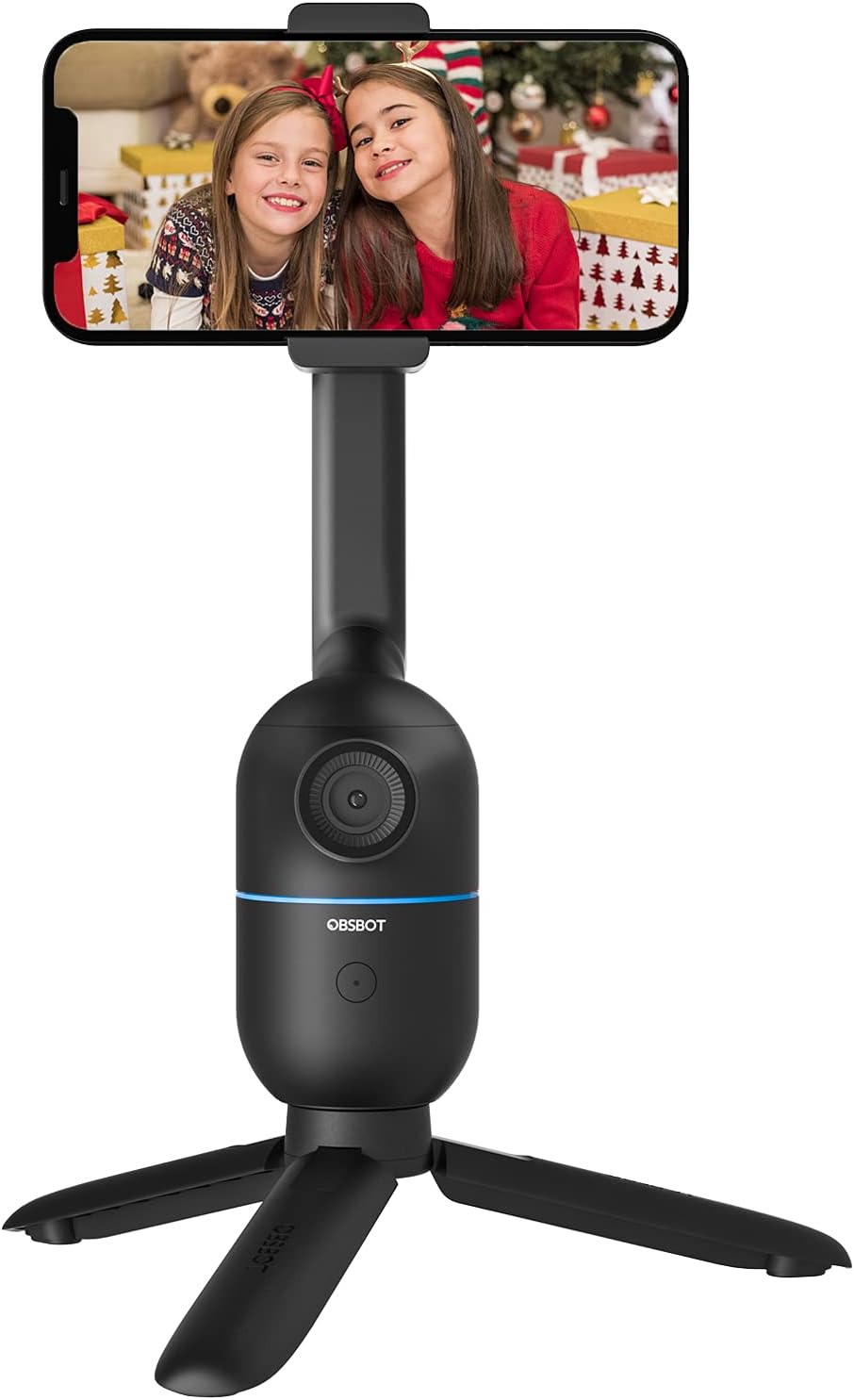 OBSBOT Me AI-Powered Tracking Tripod, AI Tracking Auto Frame & Gesture Control, 120° Wide Angle, No App Required