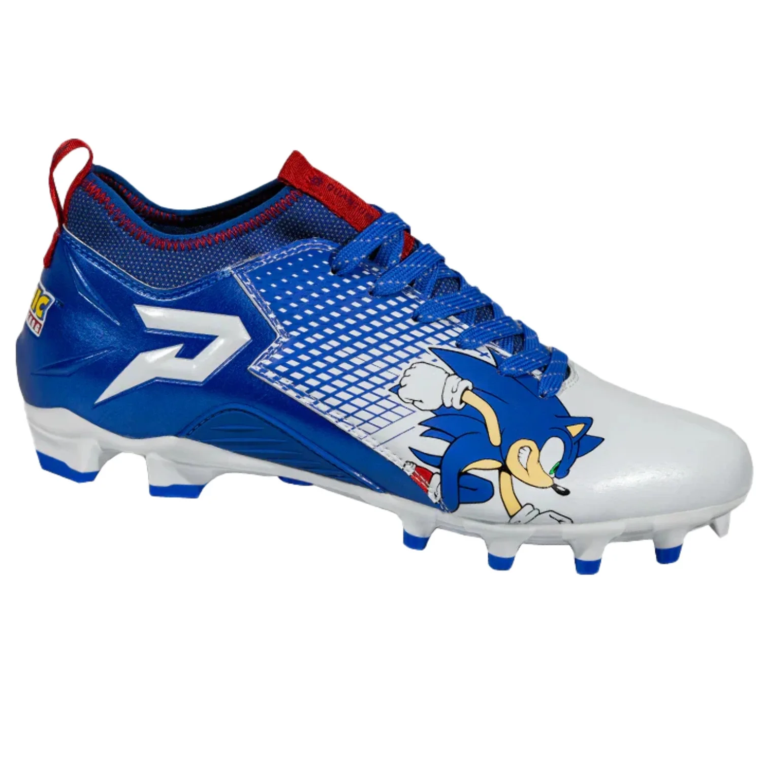 Sonic the Hedgehog Football Cleats - Quantum Speed by Phenom Elite - Curated Treasures Market