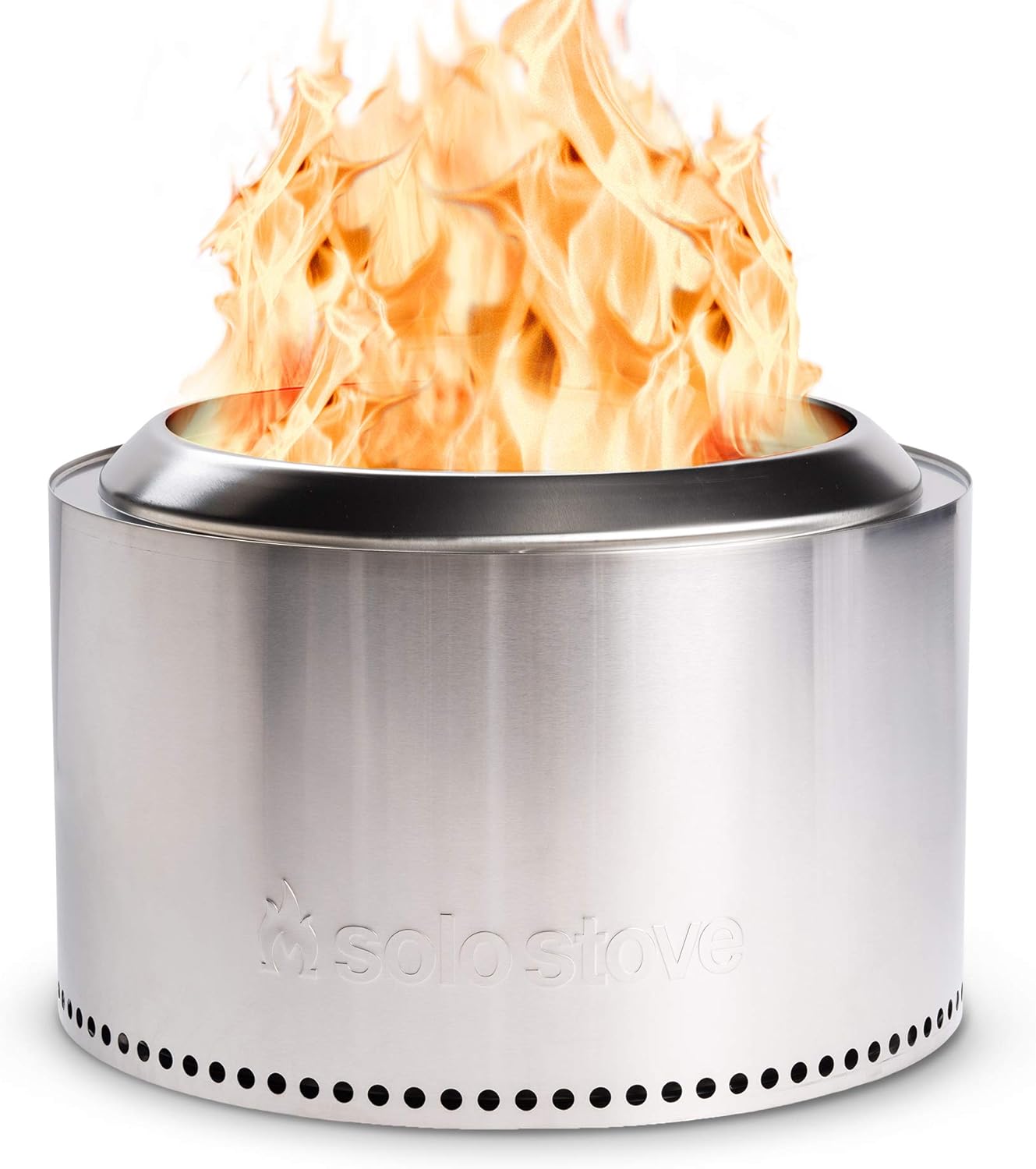 Solo Stove Yukon Portable Fire Pit for Wood Burning and Low Smoke Great Camping Stove for S'Mores and Hot Dogs | 27x17 Inches Outdoor Fire Pits