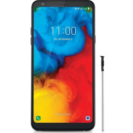 LG Stylo 4+ 32GB Atu0026t Unlocked Phone w/ 16MP Camera - Black (Refurbished)