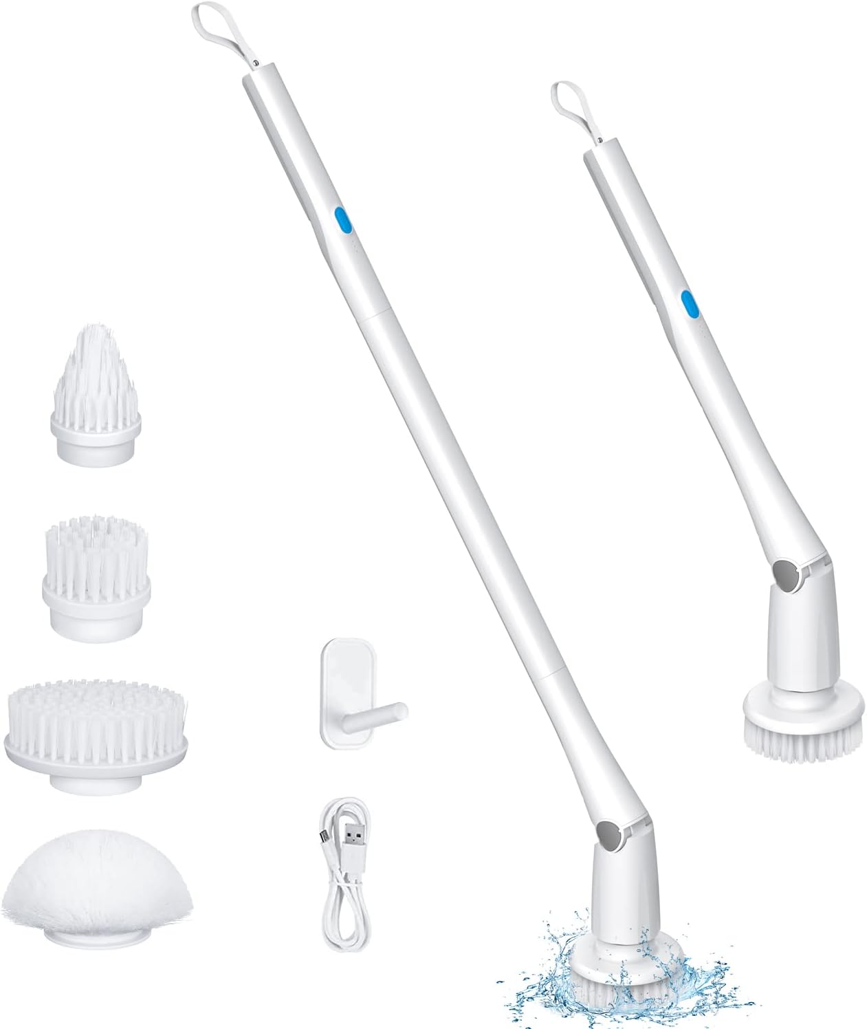 KGDJS Electric Spin Scrubber, 360 Cordless Shower Scrubber