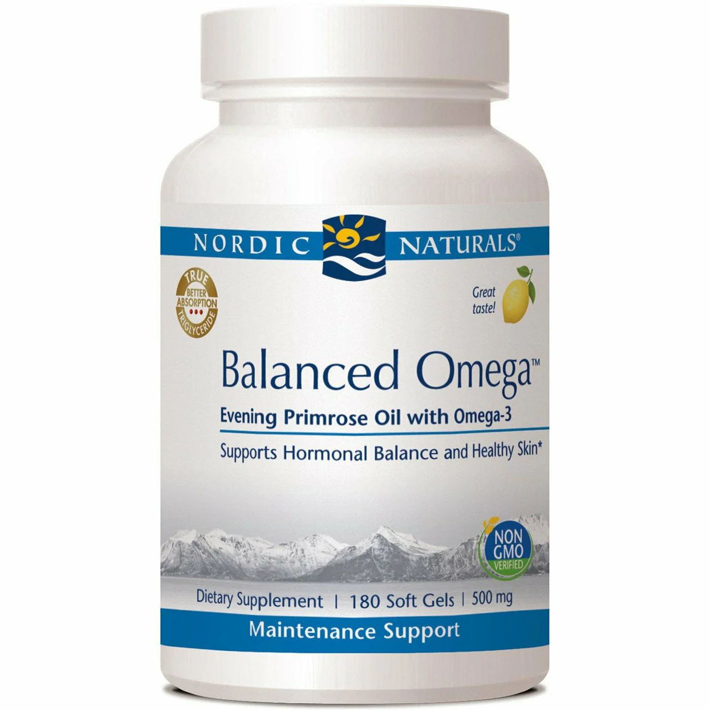 Balanced Omega Combination 180 gels by Nordic Naturals - Kansas Nuitrition - HNZSDS