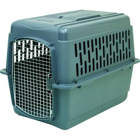 Petmate 21182 Pet Porter Heavy Duty Pet Carrier, Dark Gray