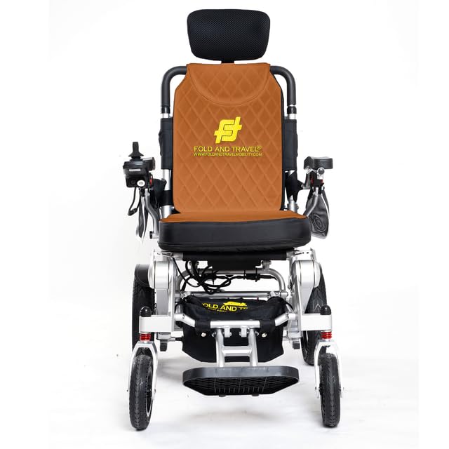 Enhanced Mobility Lightweight Foldable Electric Wheelchair for Seniors and Adults