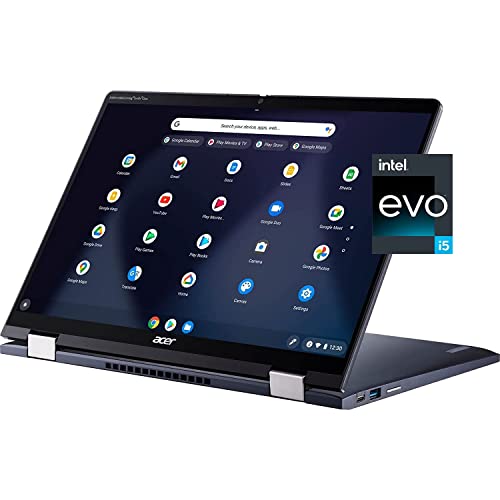 Acer 2023 Newest Chromebook Spin 714 2-in-1 Laptop, 14 Inch Touchscreen Display, 12th Gen Intel Core i5-1235U Processor, 8GB RAM, 256GB SSD