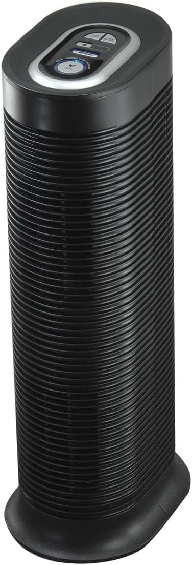 Honeywell AllergenPlus HEPA Tower Air Purifier, Allergen Reducer for Medium-Large Rooms (170 sq ft), Black - Wildfire/Smoke, Pollen, Pet Dander