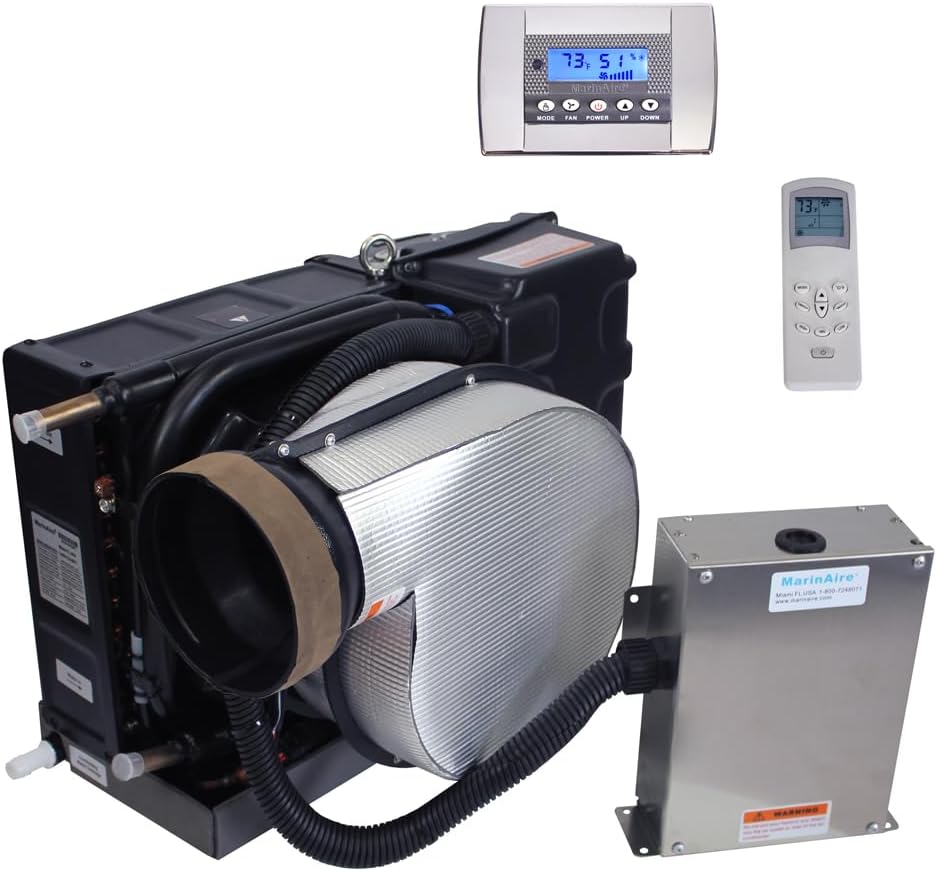 11000 Btu/h Self Contained Marine Air Conditioner and Heat Pump 110-120v/60hz