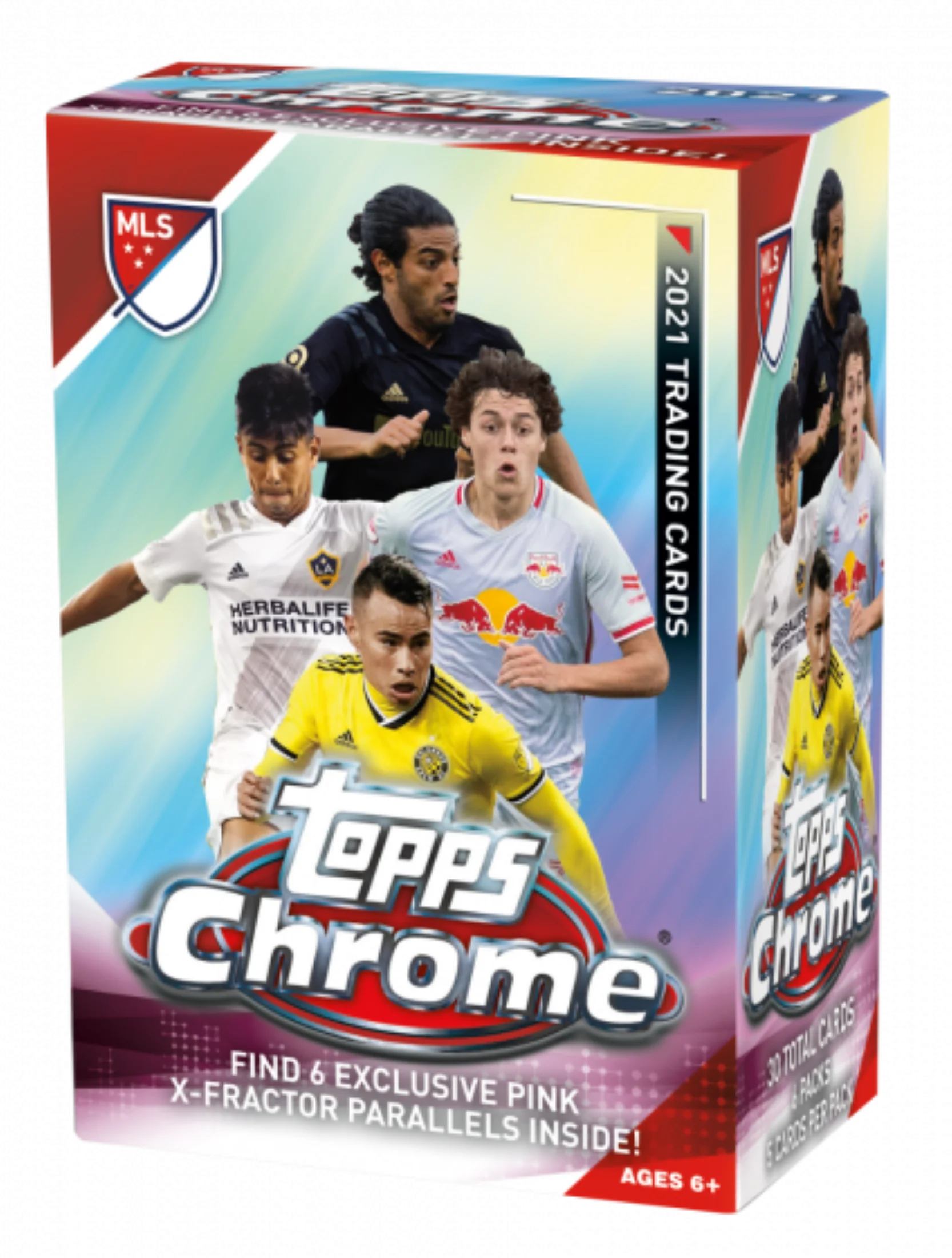 2021 Topps Chrome MLS Soccer Trading Cards Blaster Box
