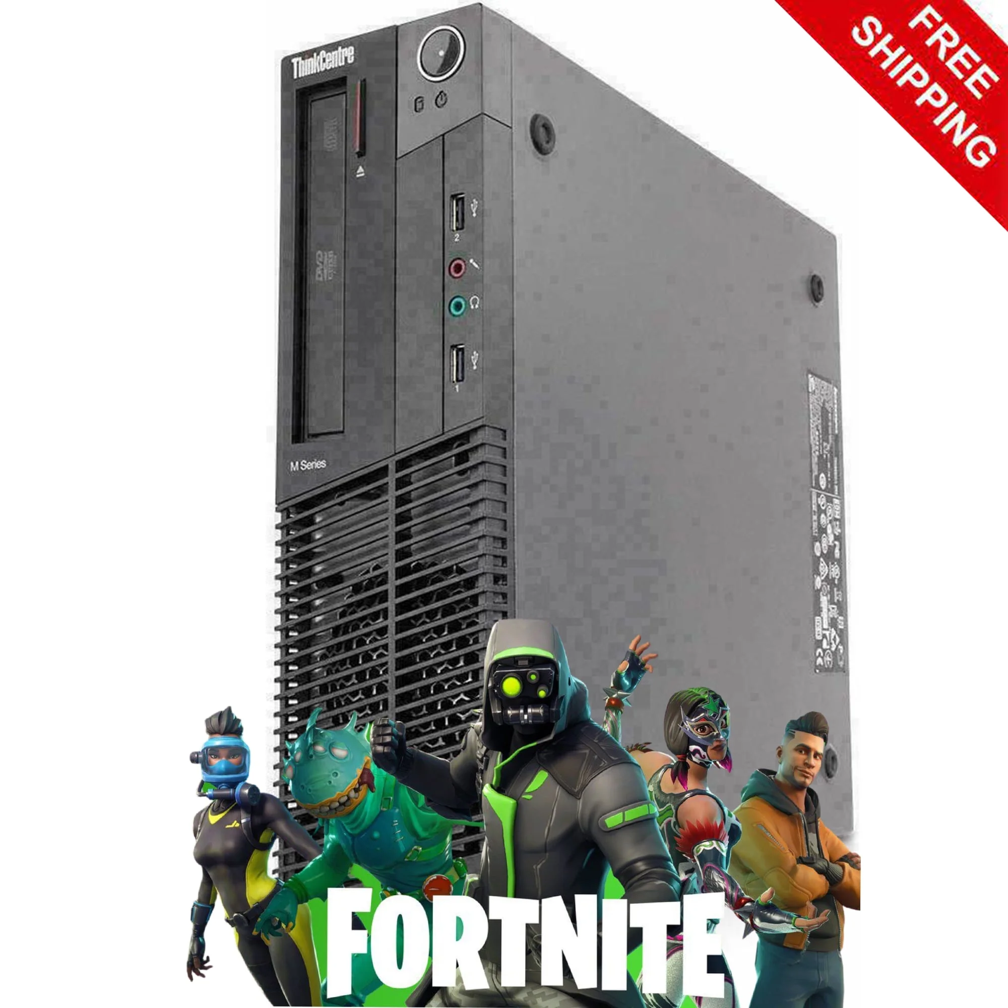 Lenovo Gaming PC Win 11 500GB Intel i5 8GB For FORTNITE Gaming Desktop PC - Radiant Selections