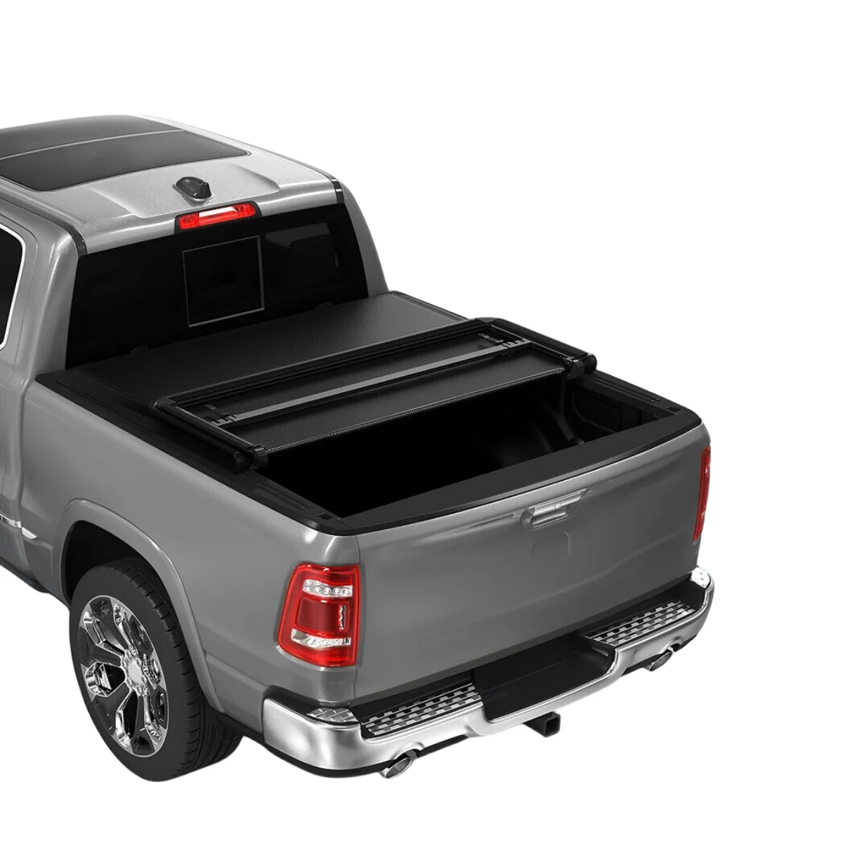 Ledkingdomus 60" 5 ft Soft Tri-Fold Truck Bed Tonneau Cover for 2016-2023 Toyota Tacoma